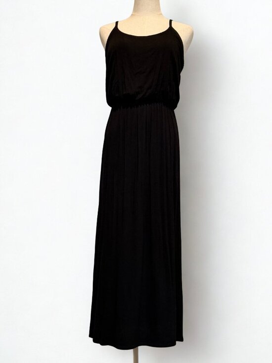 Olivia Rae Dresses & Skirts - Olivia Rae Black Knit Maxi Dress Size M